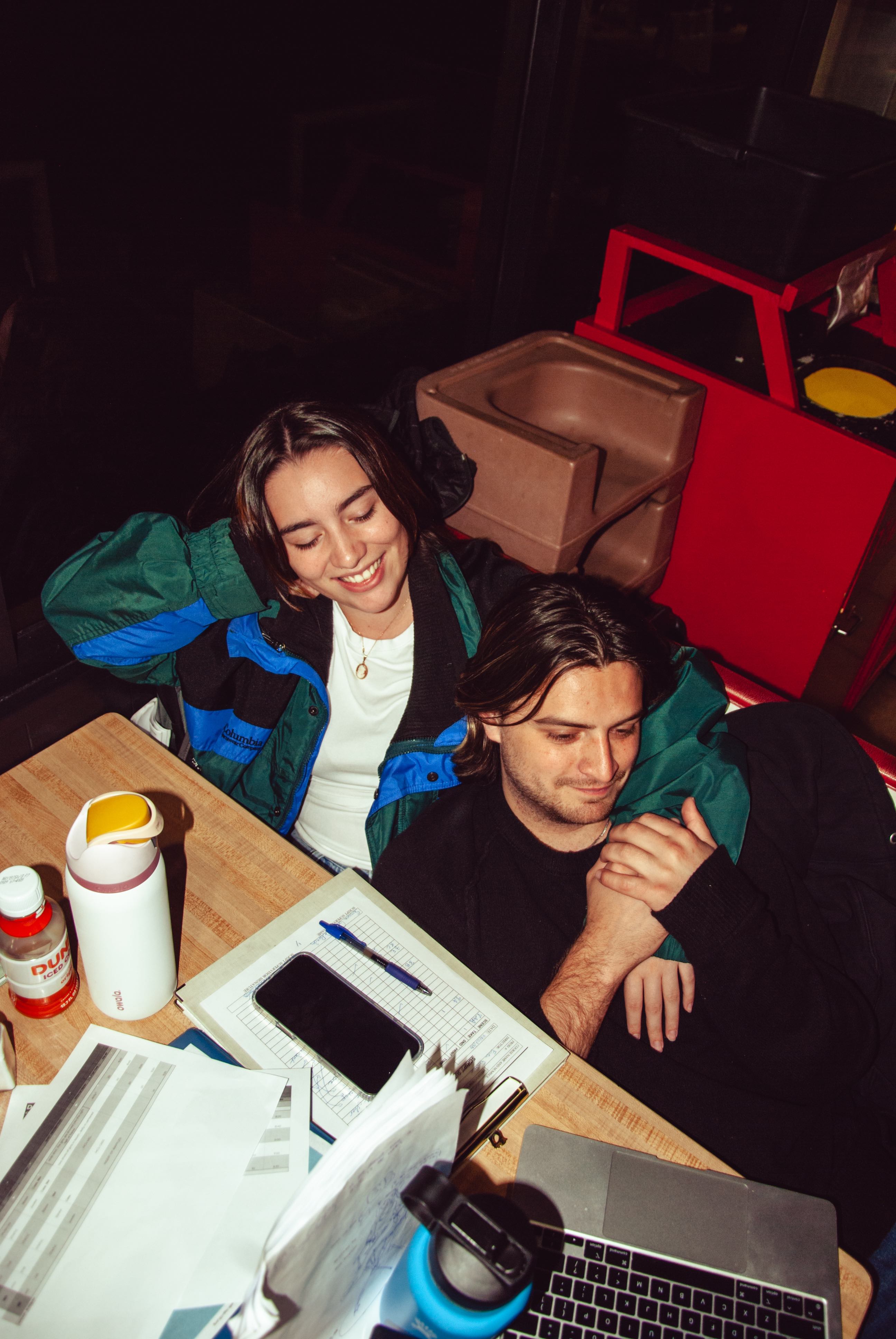 Women On Neon Background