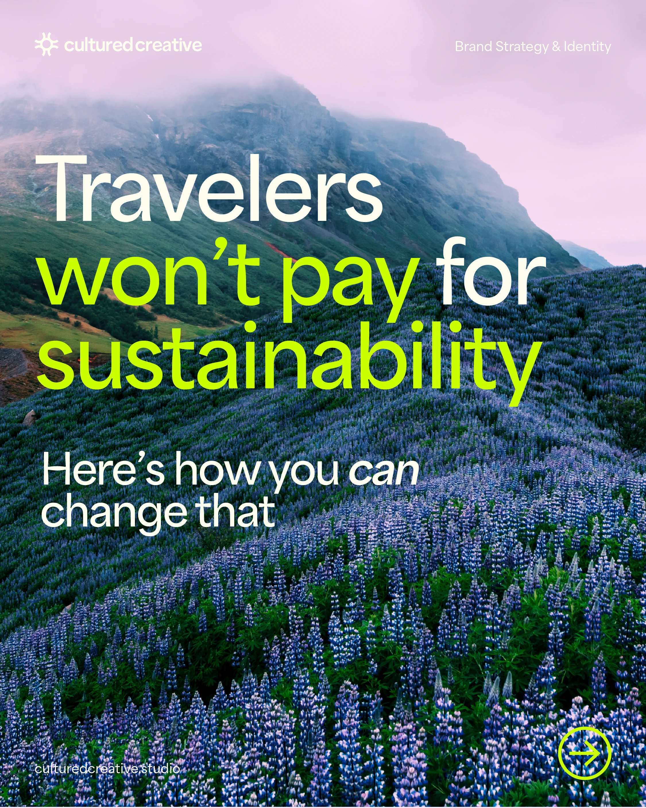 Travelers won't pay for sustainability