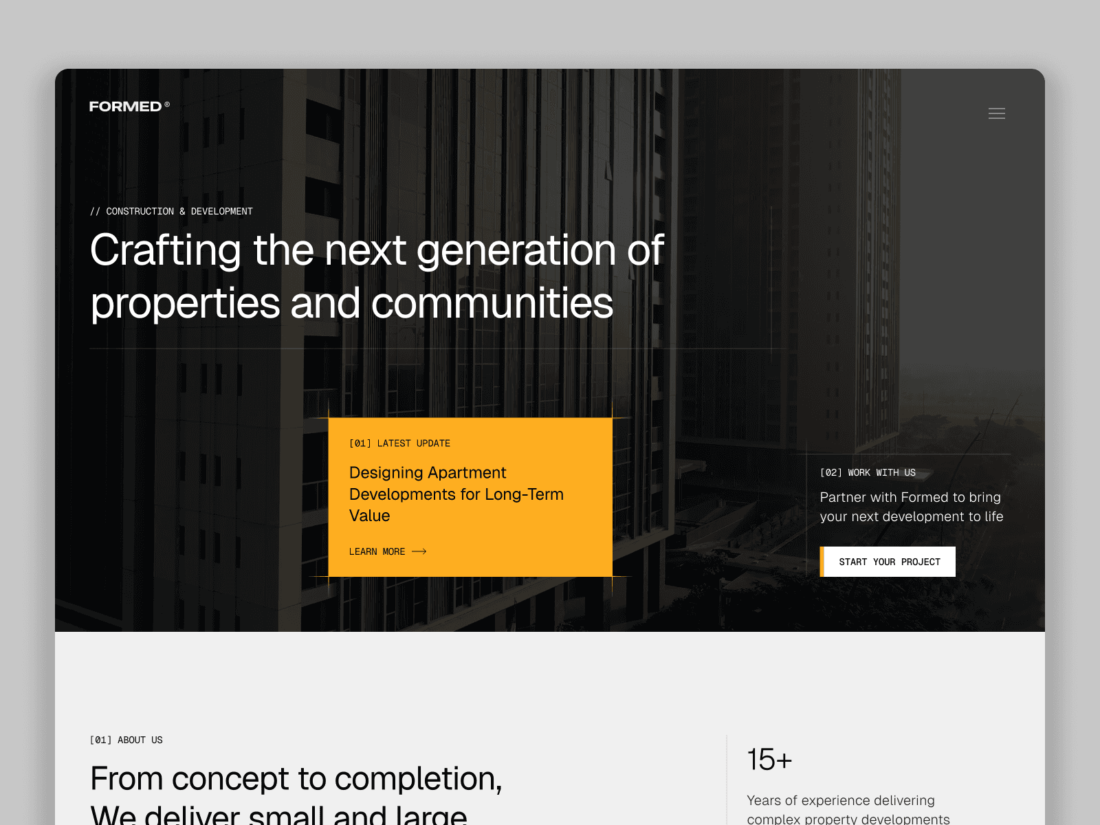 Formed — Construction & Property Template Thumbnail