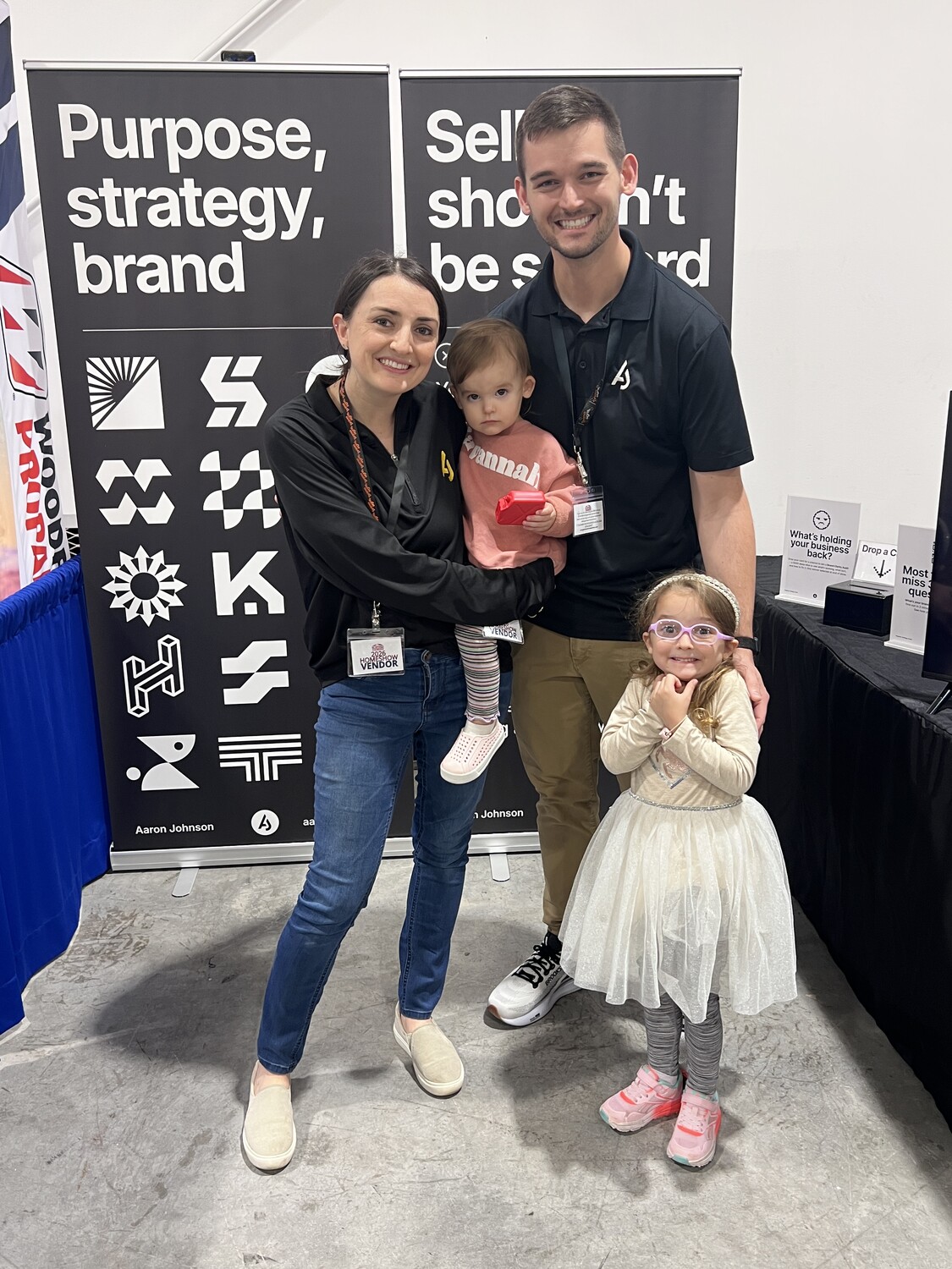 aaron johnson aj brand booth