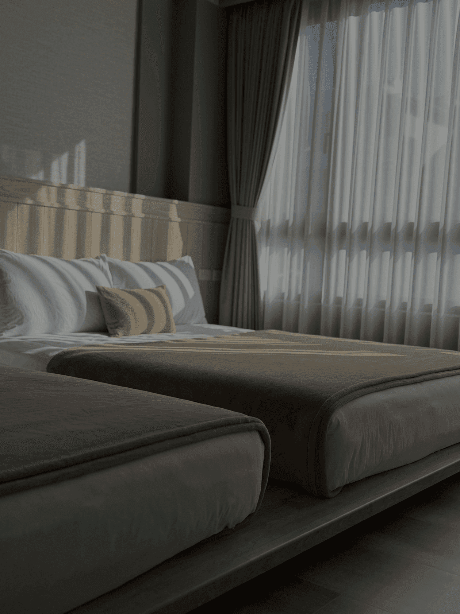 恆寓民宿四人房寬敞空間