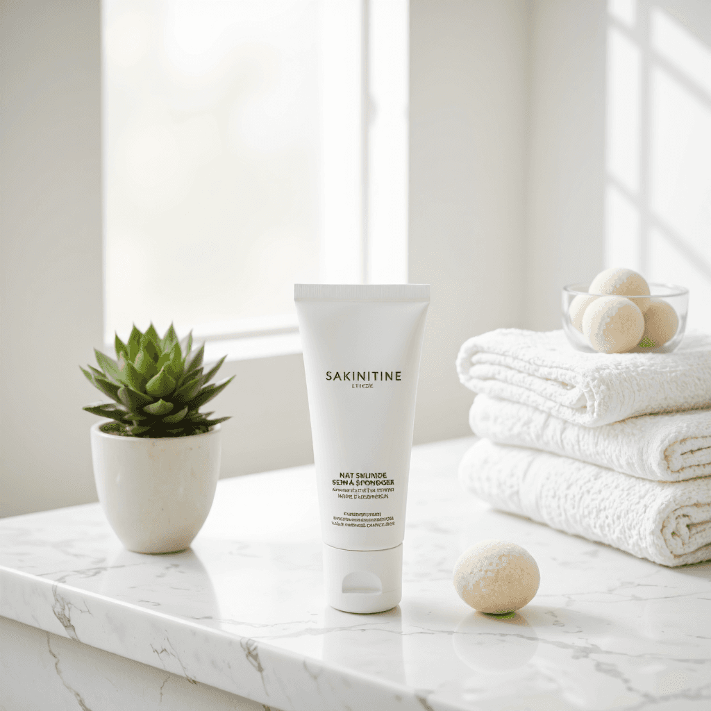 product photography of Skincare tube