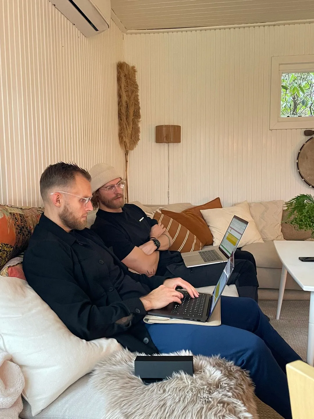 CultureQuest founders working on culture intelligence platform