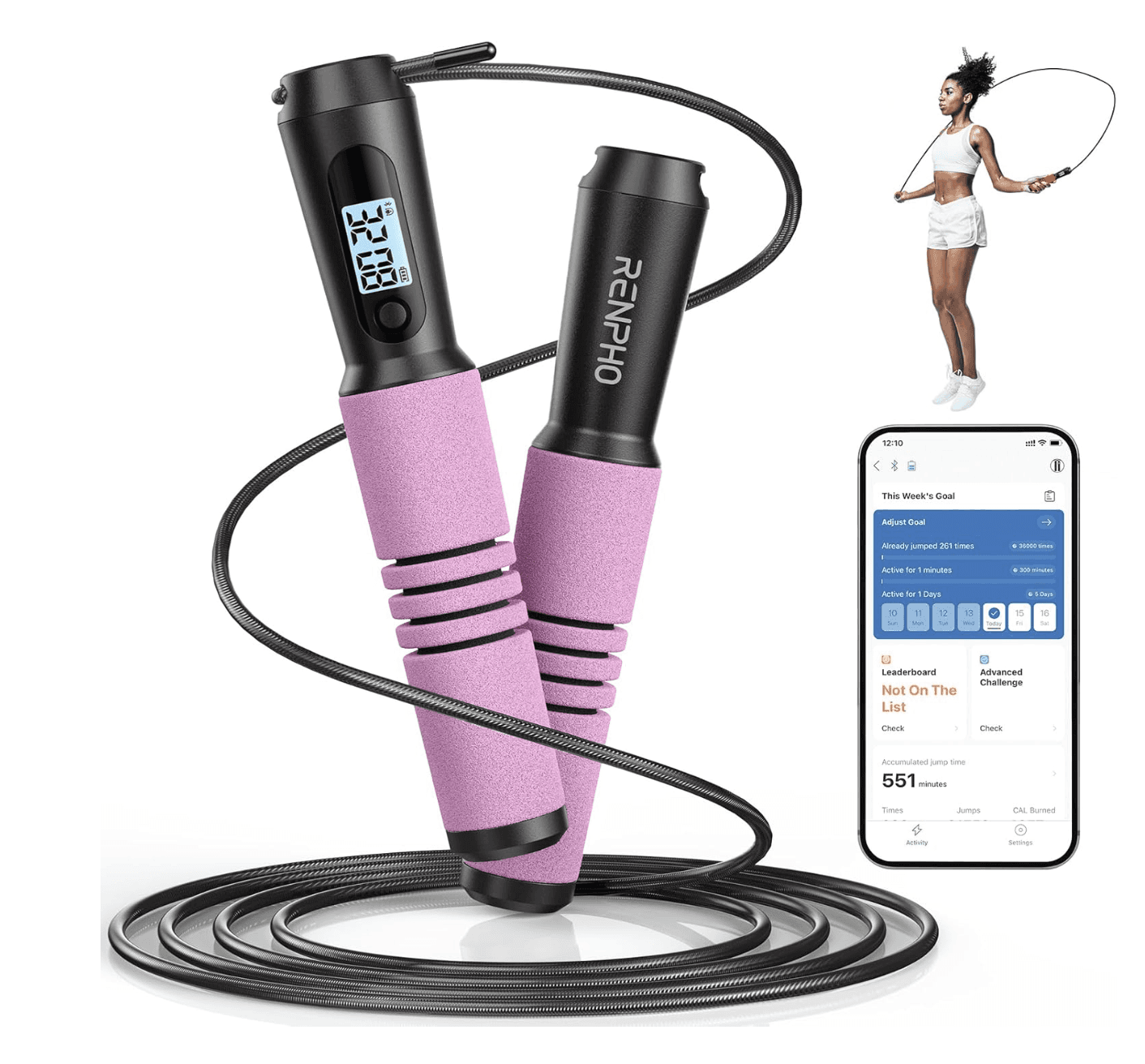 High-tech Renpho Smart Jump Rope