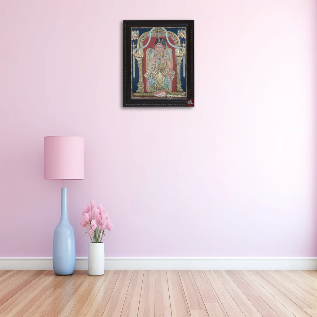 Goddes Andal Tanjore painting