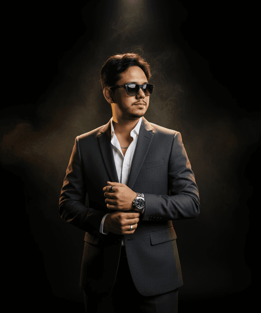 Portrait of portfolio creator