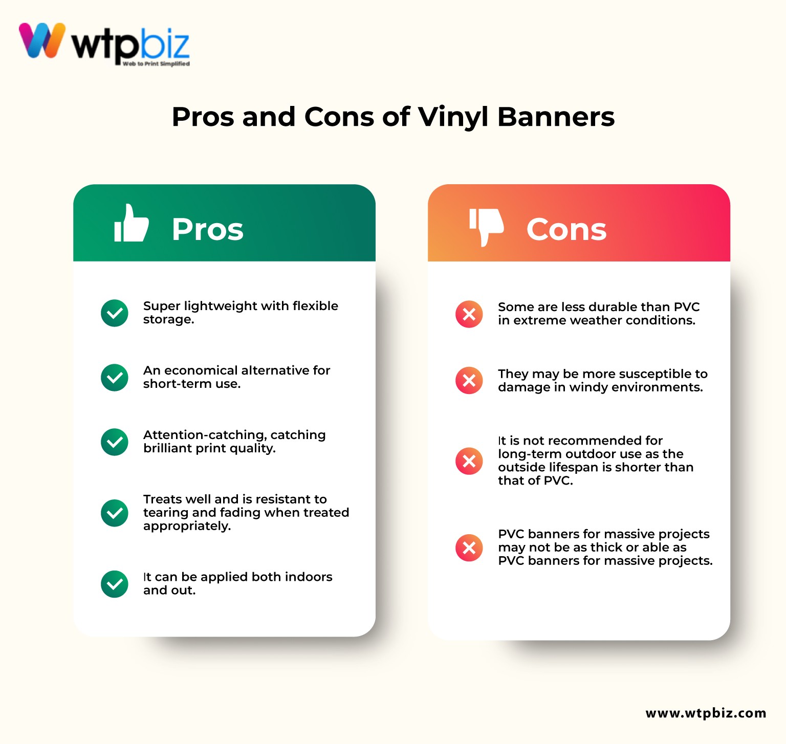 Pros and Cons of Vinyl Banners