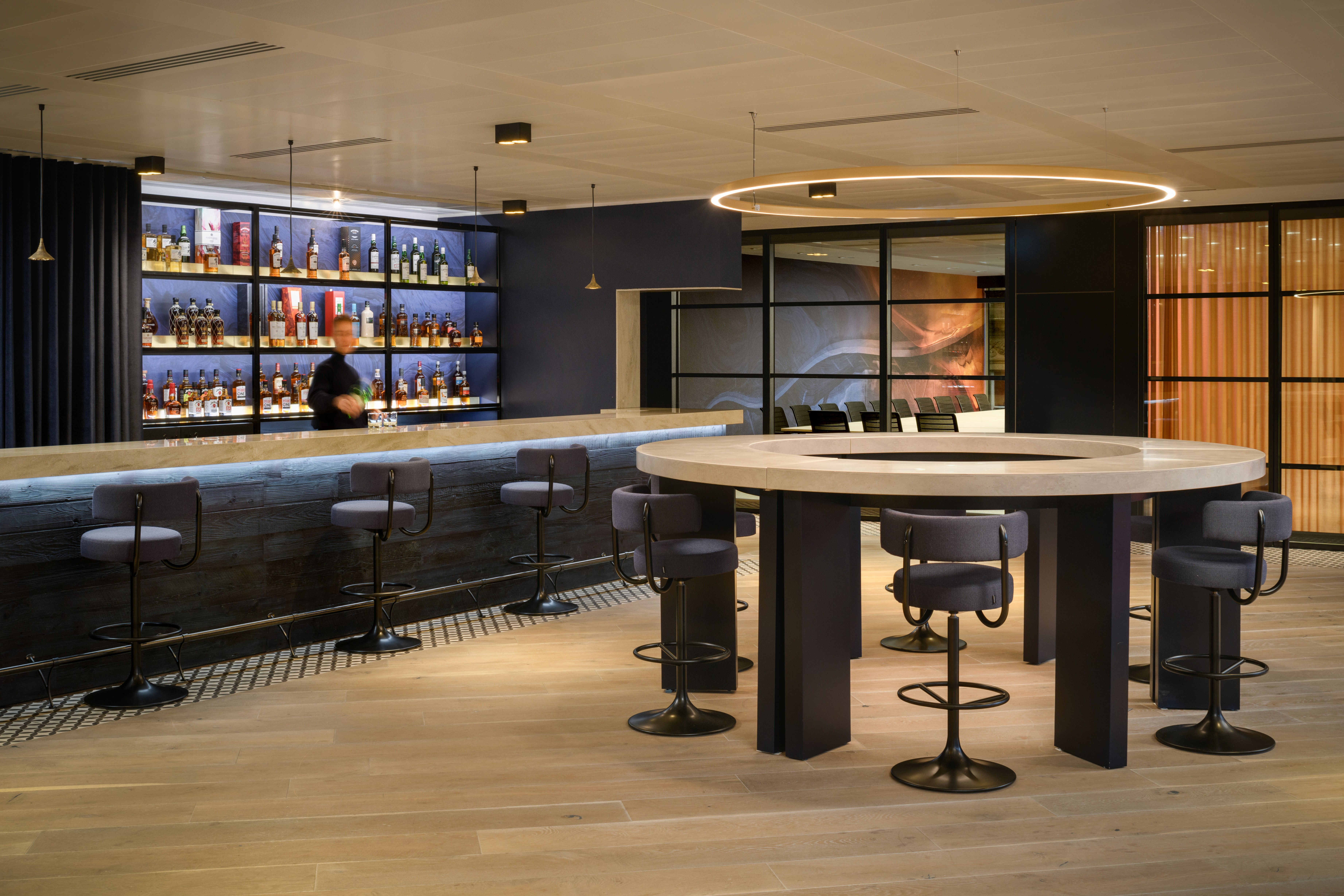 Edrington brand home interior design by S+Co, photography by Zac & Zac