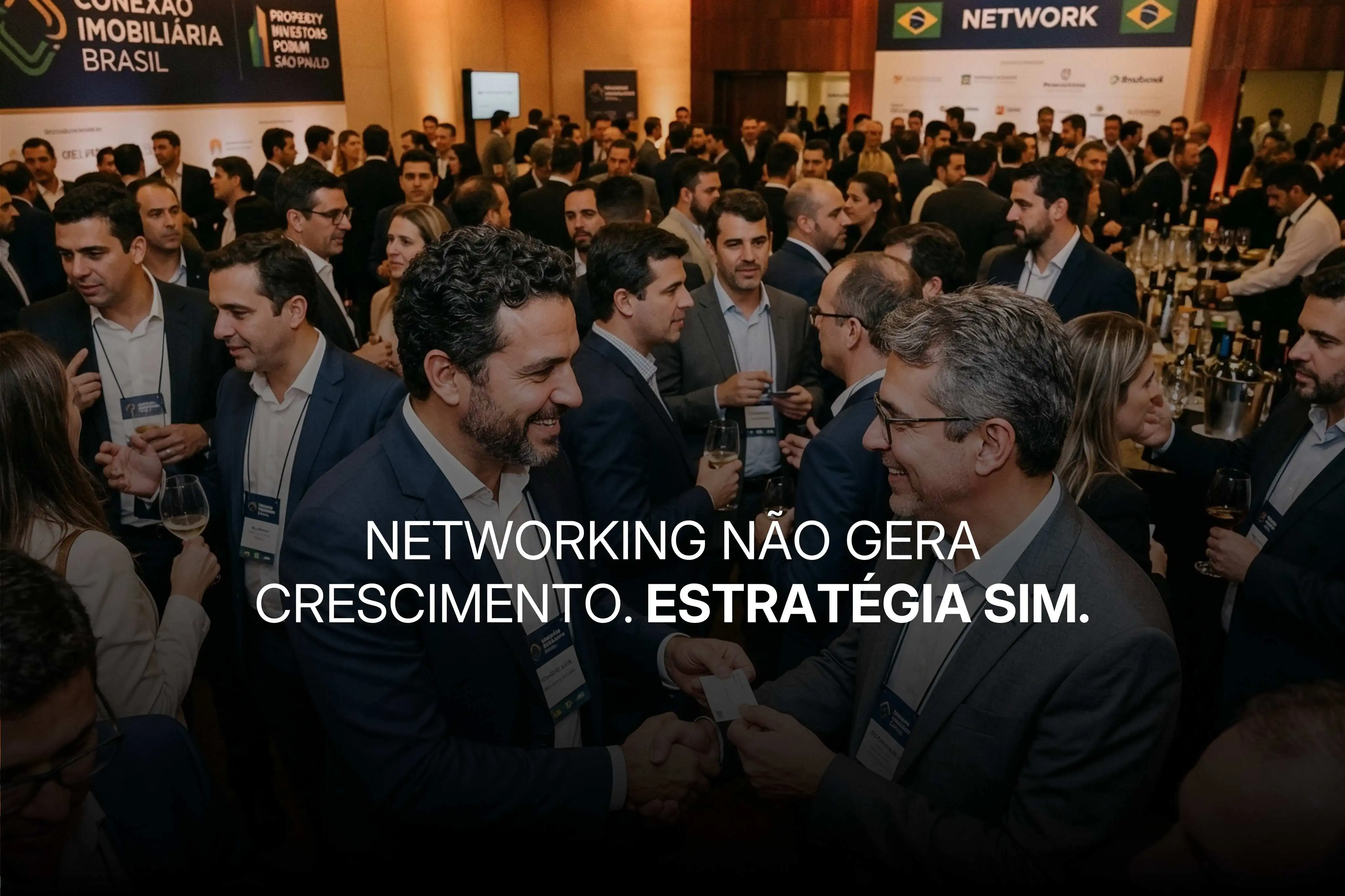Capa blog: Networking Não Gera Crescimento. Estratégia Sim.