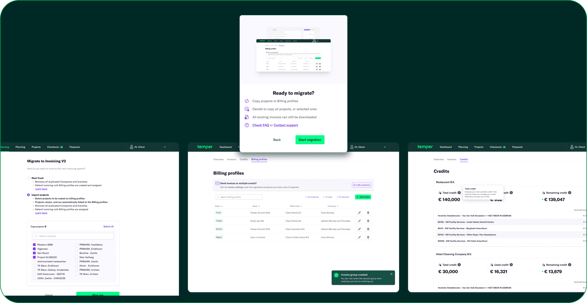 Initial UI explorations