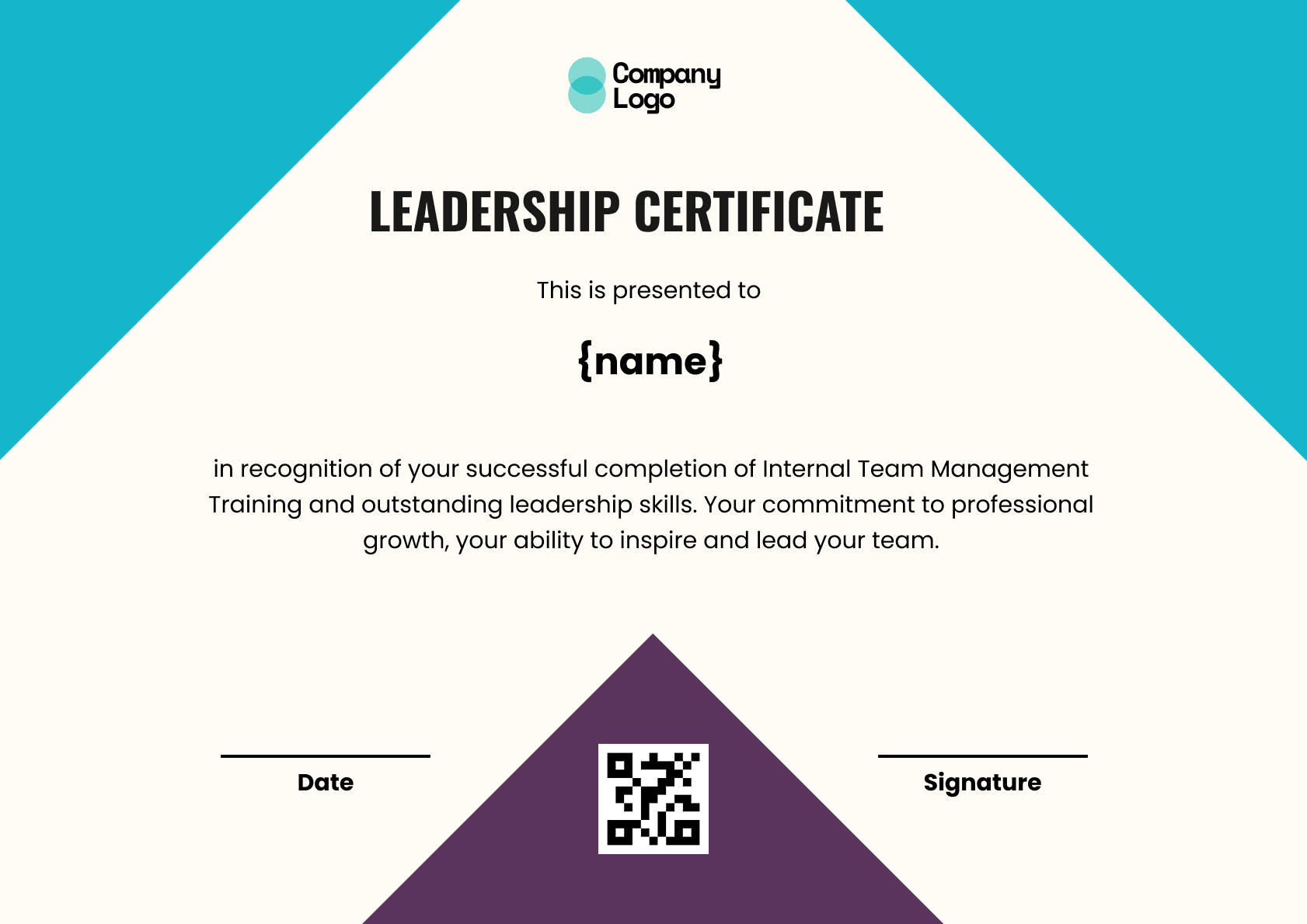 Wauld - Professional and attractive green recognition badge template