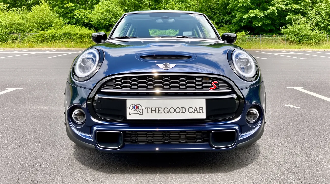 Voiture premium devant un bâtiment