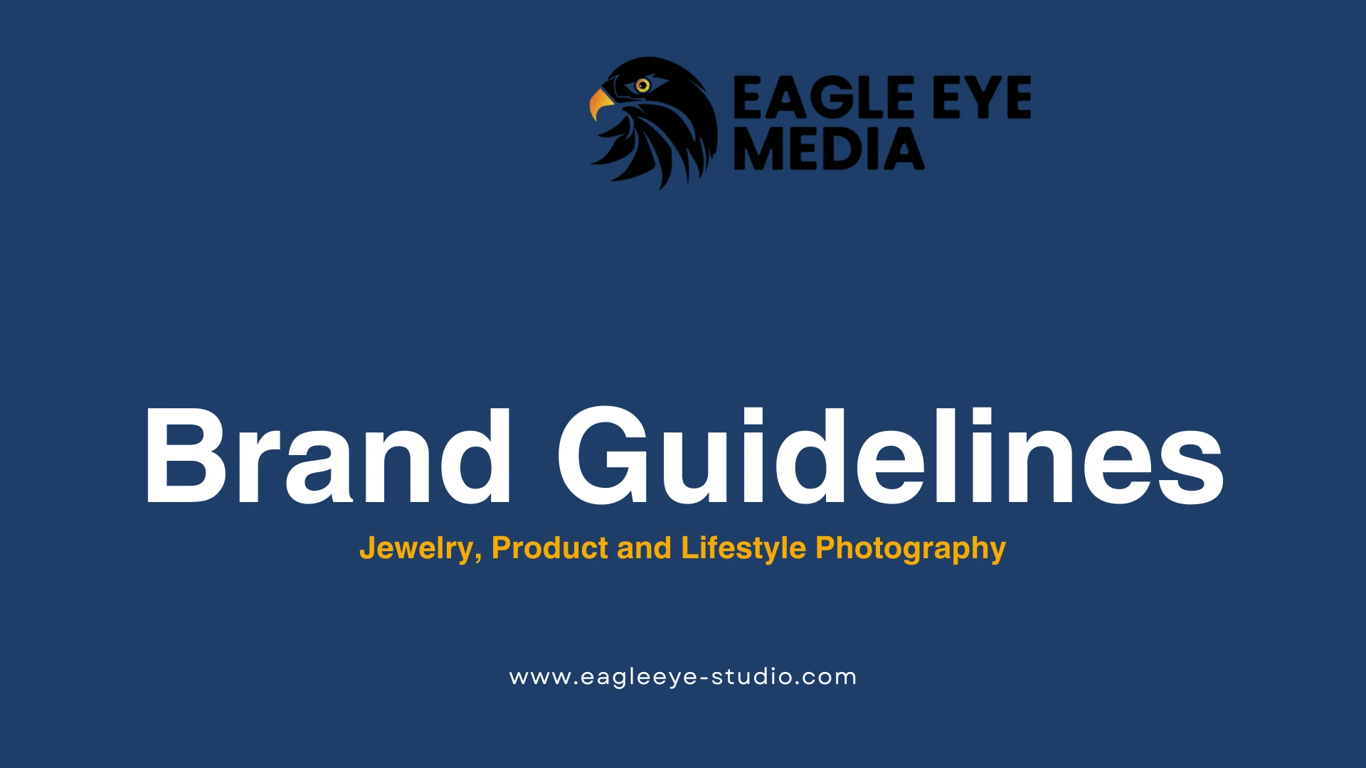 Eagle Eye Media brand guidelines - Cover - by Dreams Agency