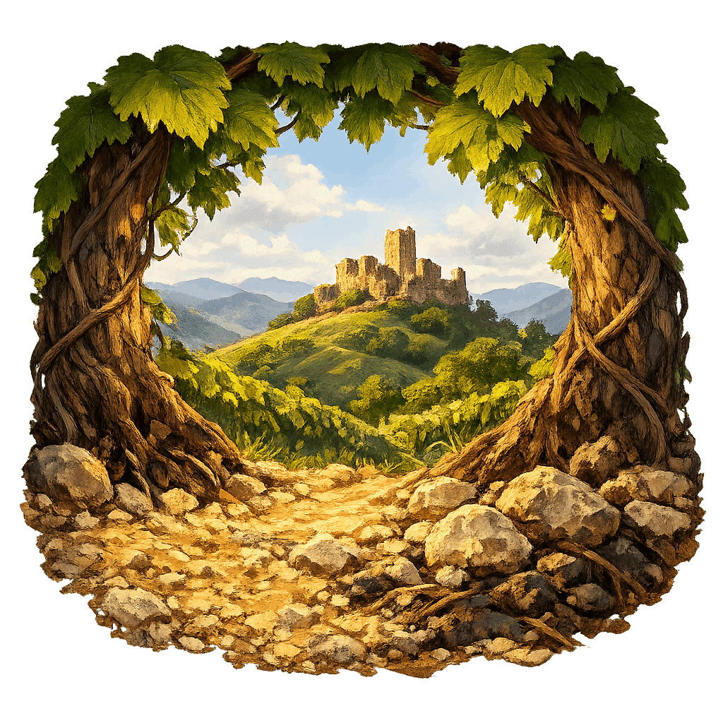 Detailed graphic of the Markgräflerland wine region.