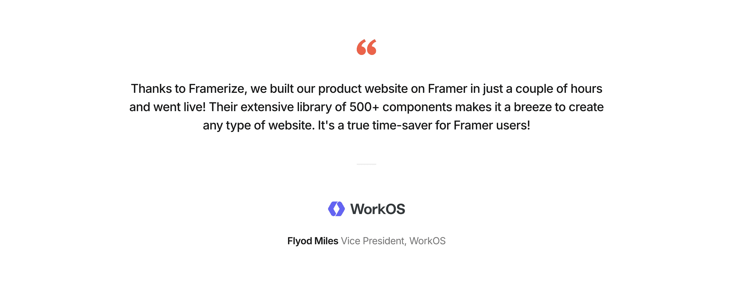 Testimonial Component / 015