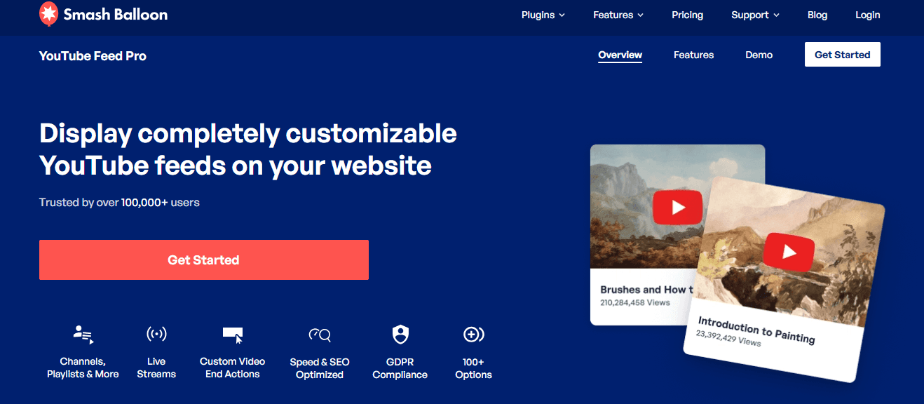 youtube feed pro by smash balloon