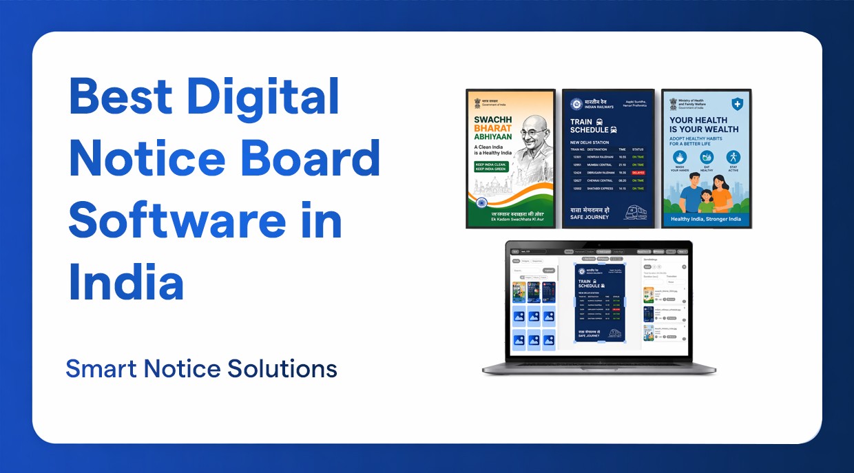 Best Digital Notice Board Software in India
