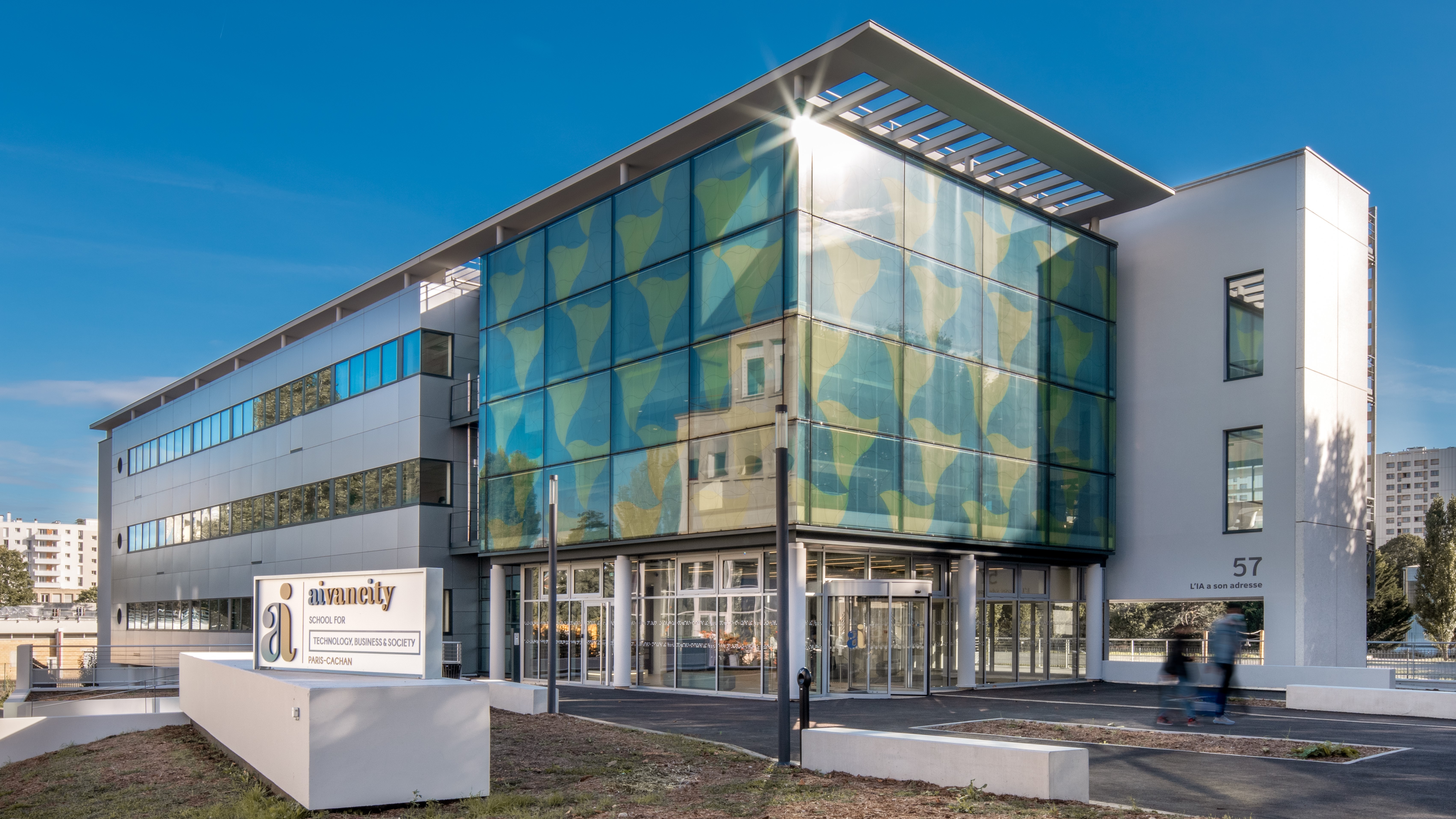 white university during daytime