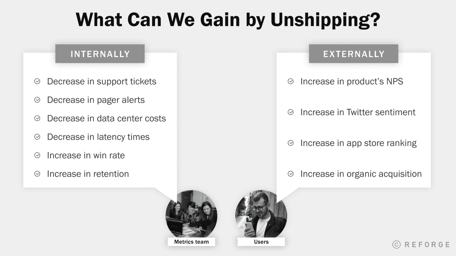 What we gain by unshipping