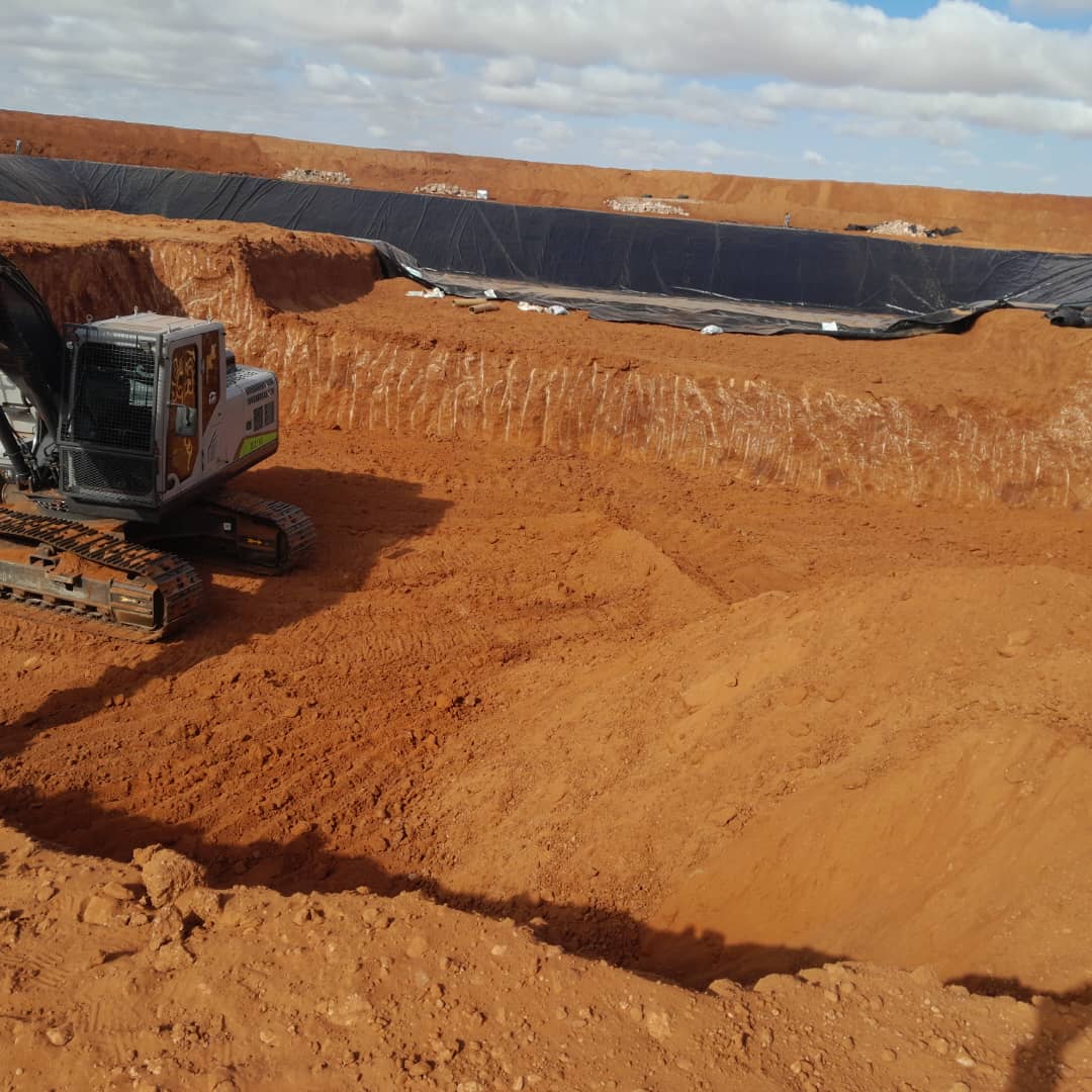 Bagaan Dam earthworks and construction progress