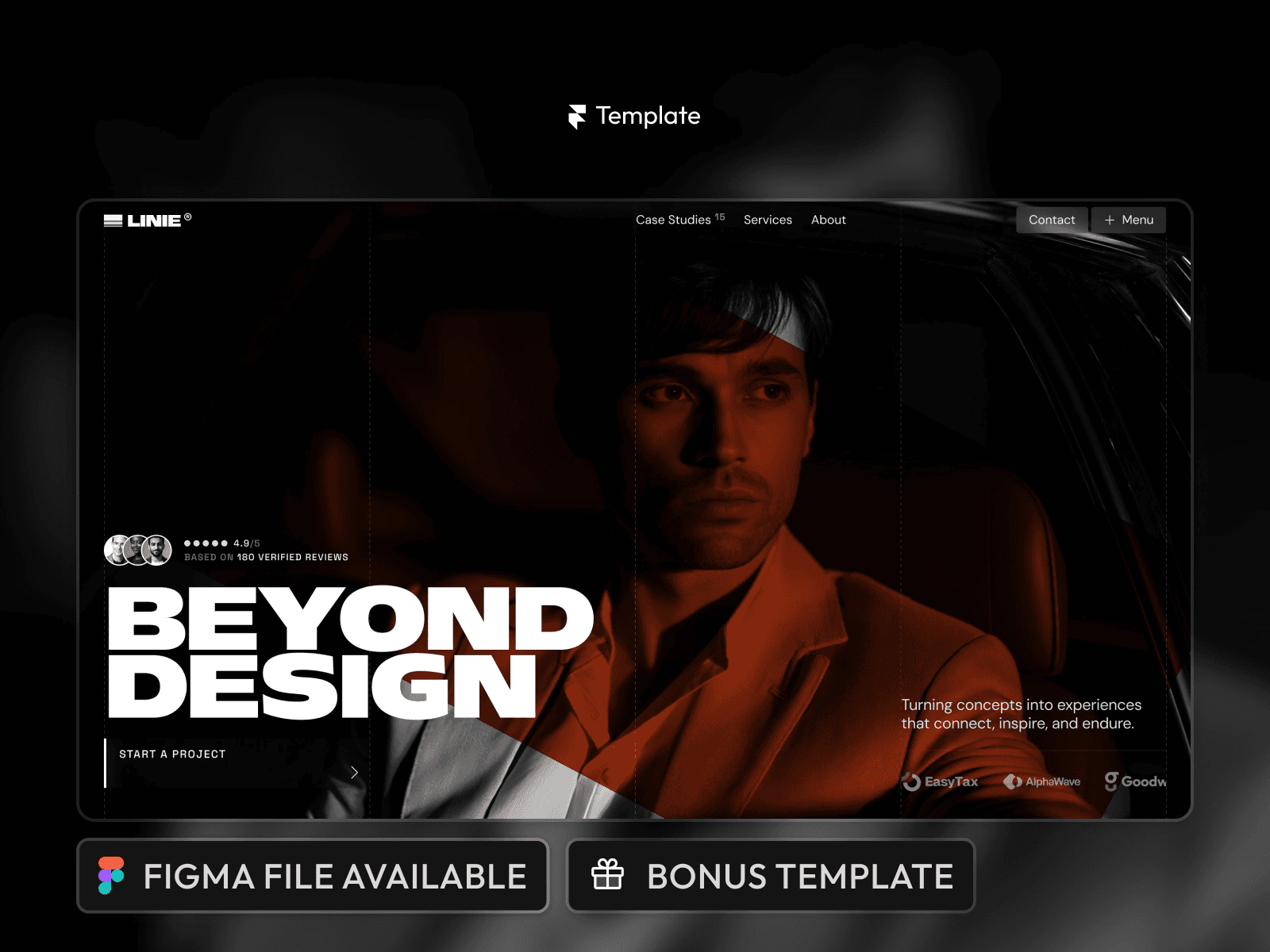 Linie Digital Agency Framer Template
