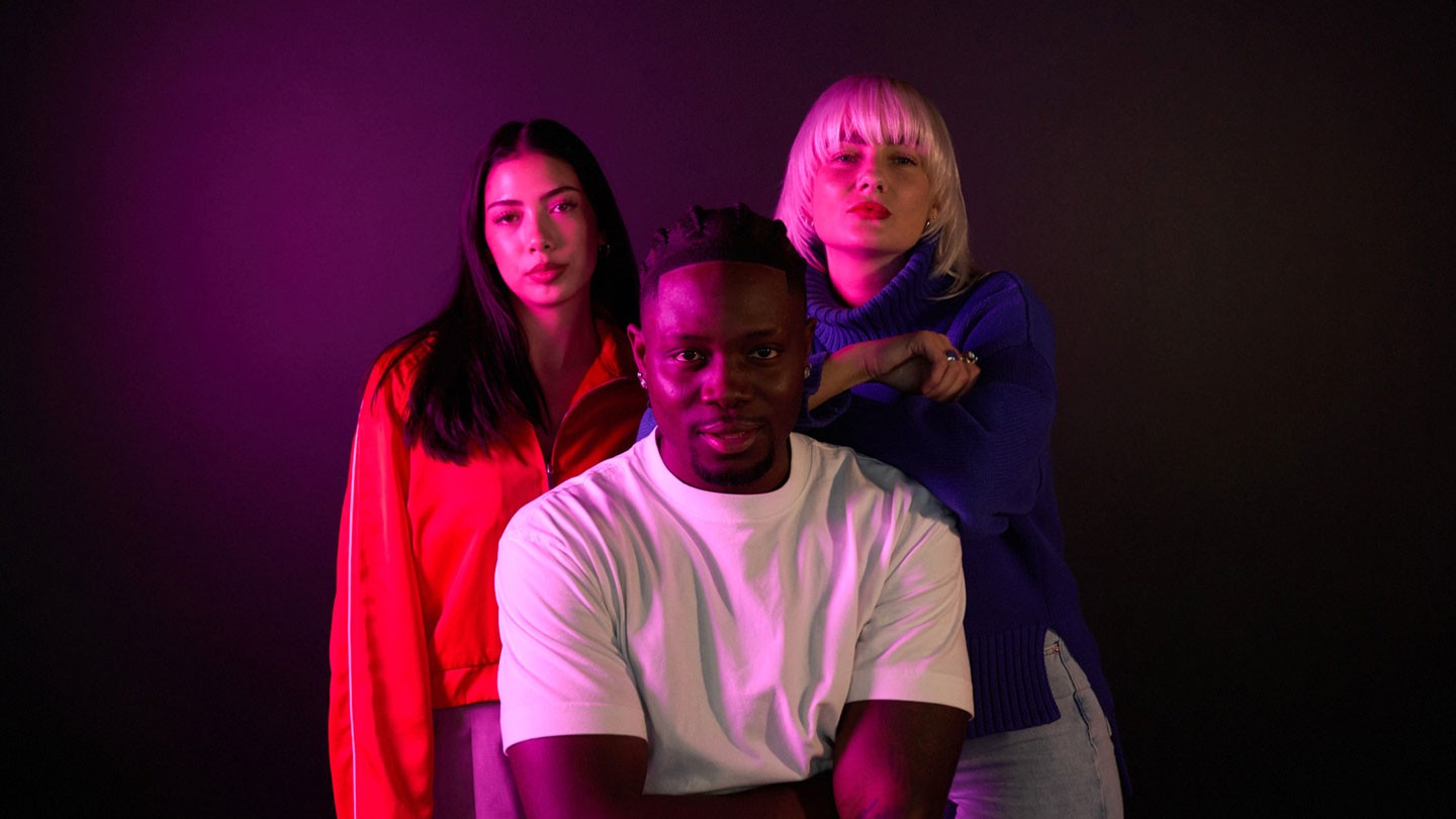 white apple keyboard on white table