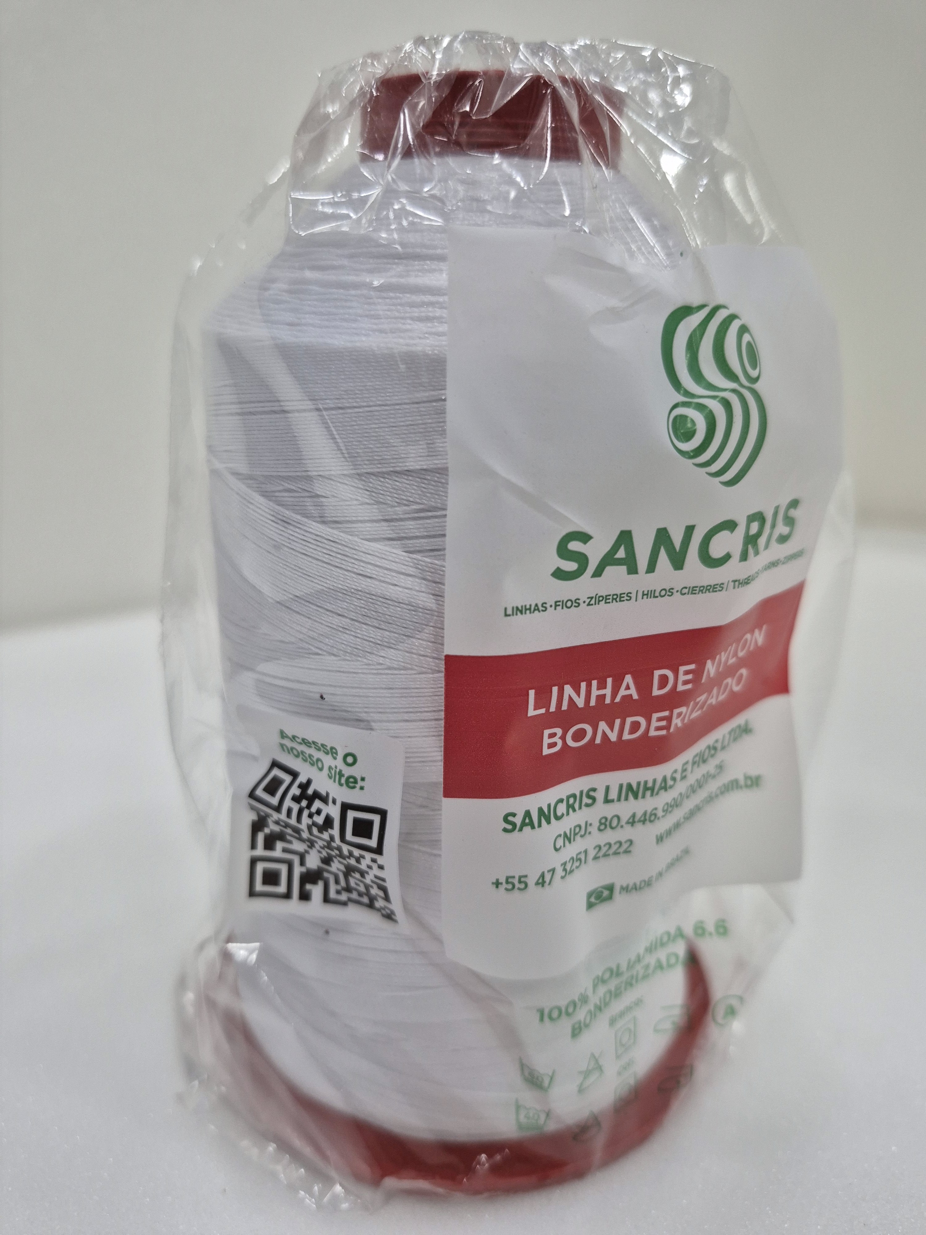 Linha Nylon Bonderizado Branca 200g TIT.40