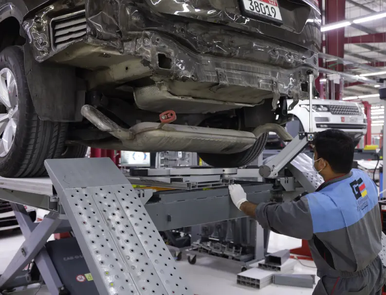 A man working on laptop