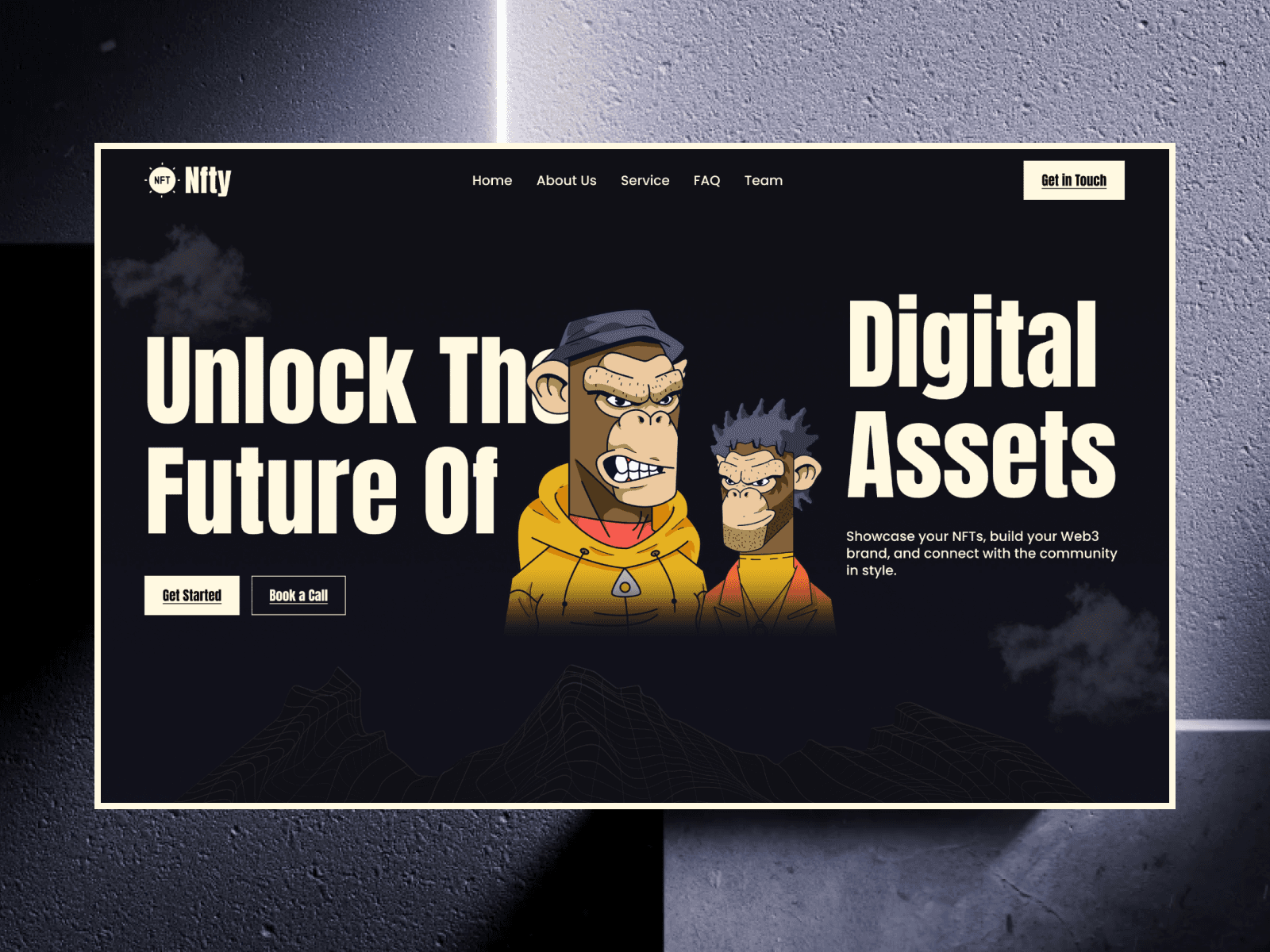 Core parts of a high converting NFT landing page template