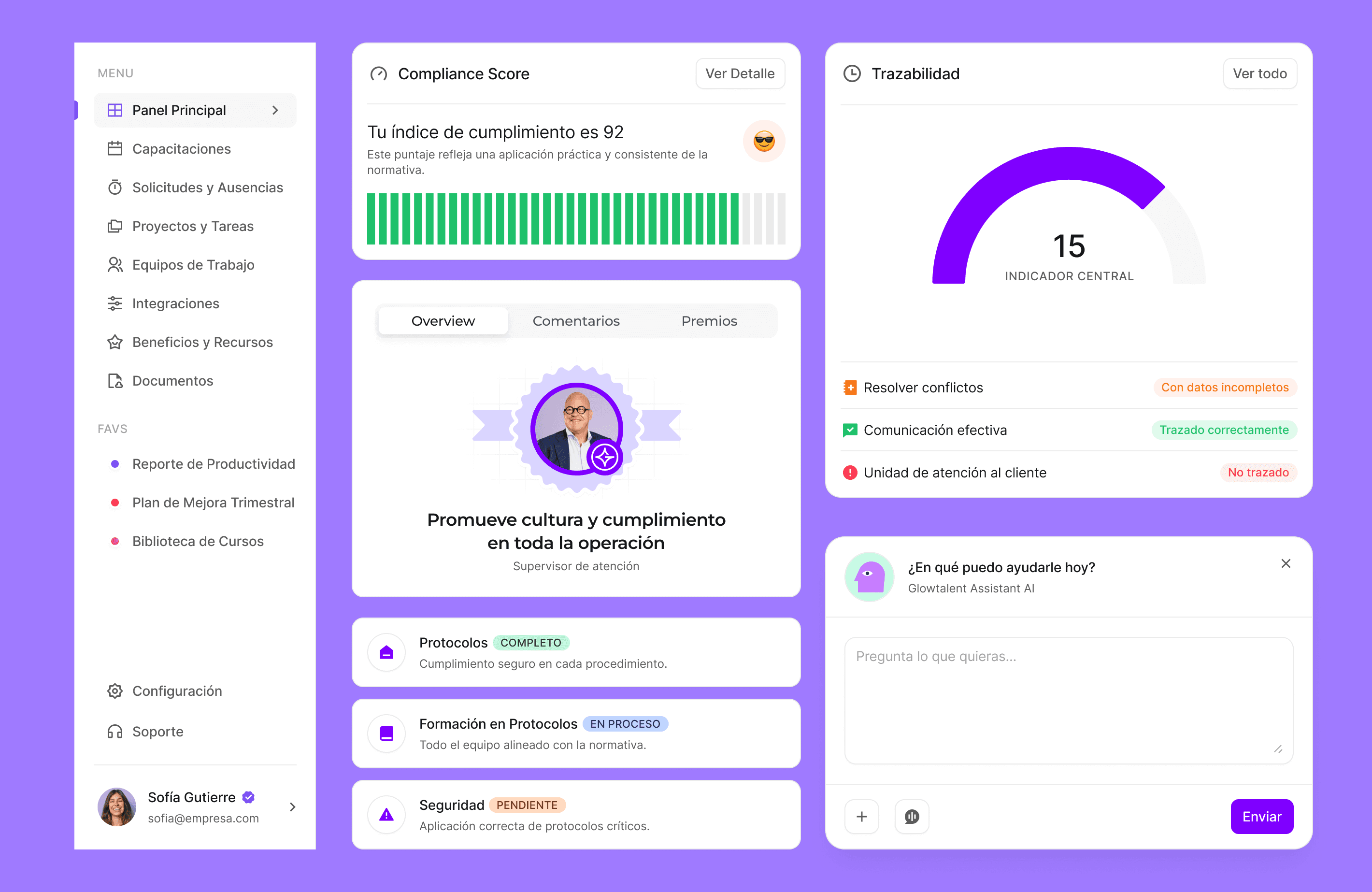 Plataforma para motivar y desarrollar talento a colaboradores