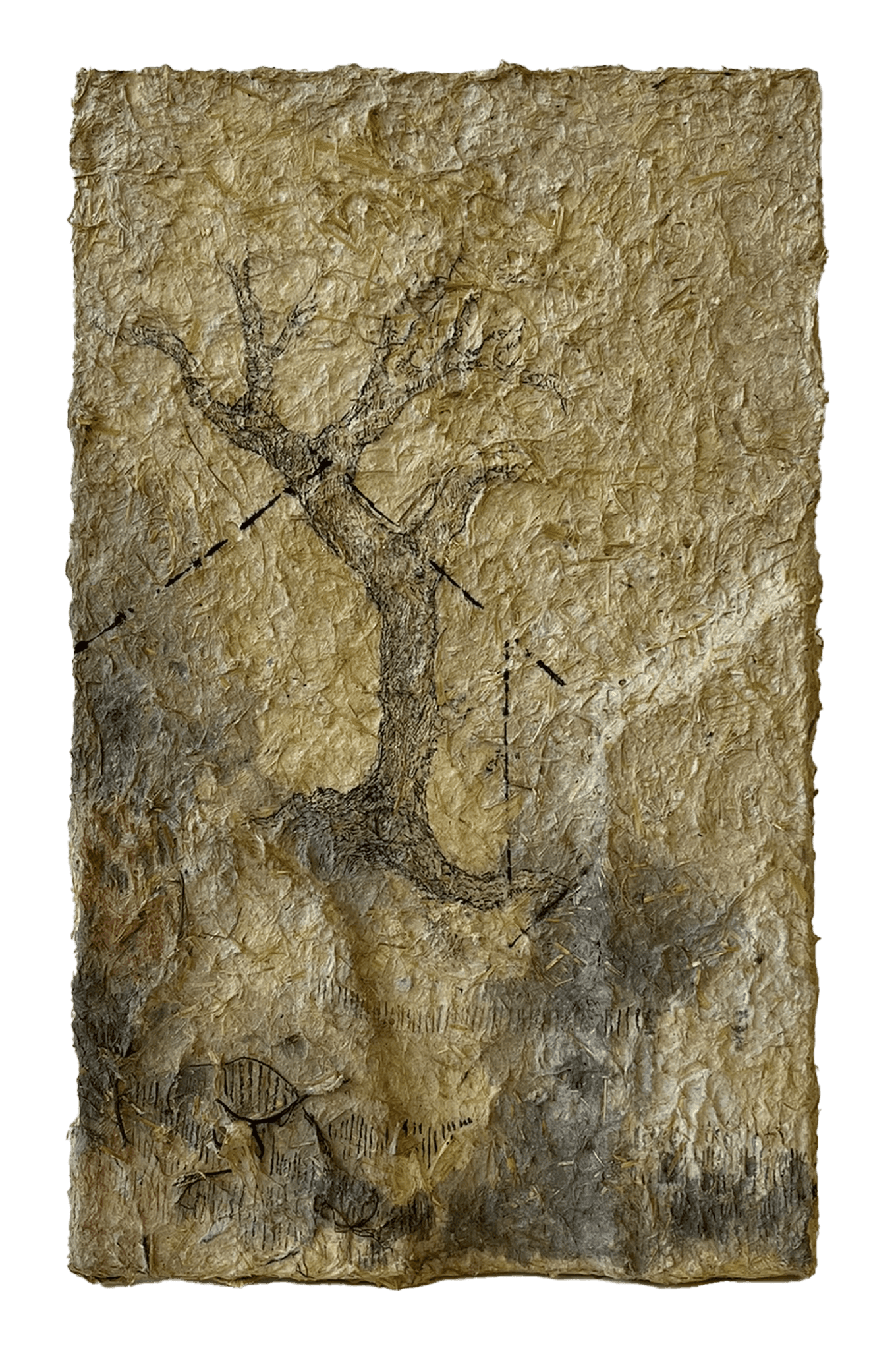 herd of sheep on road painting