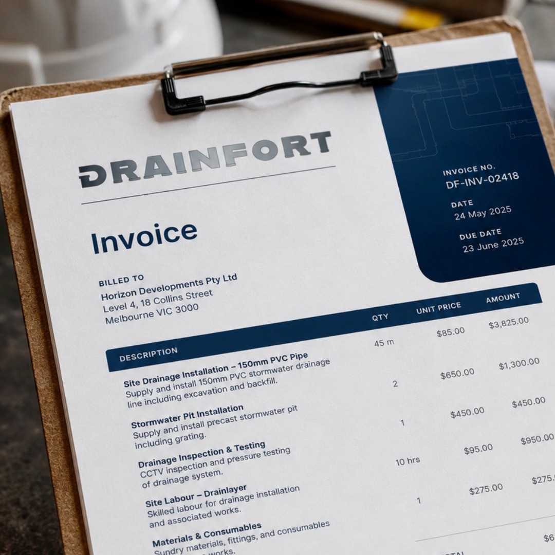 DrainFort - Invoice