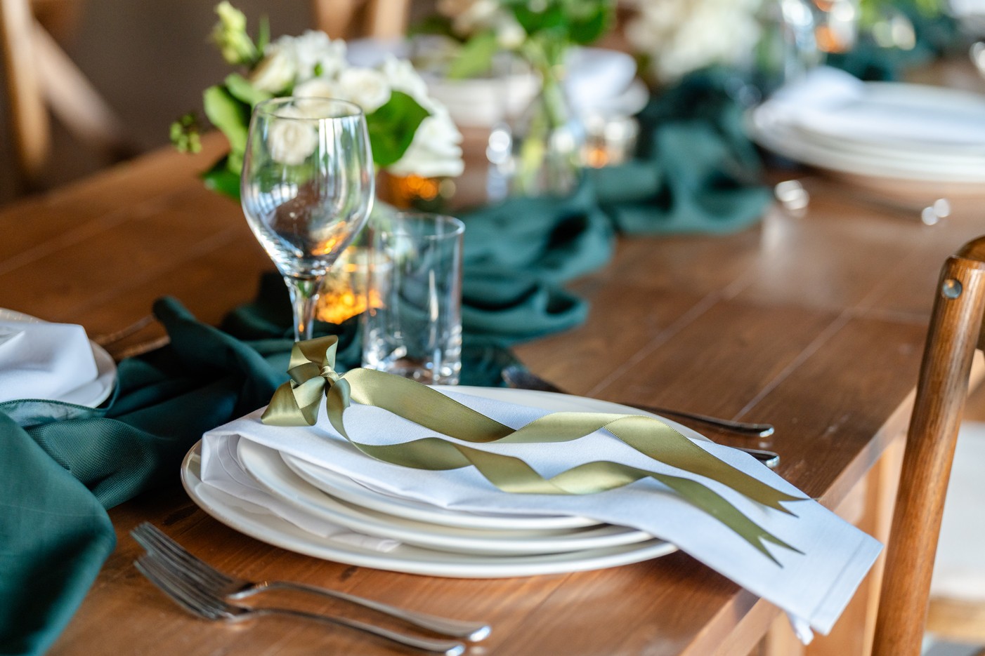 Plates with decoration