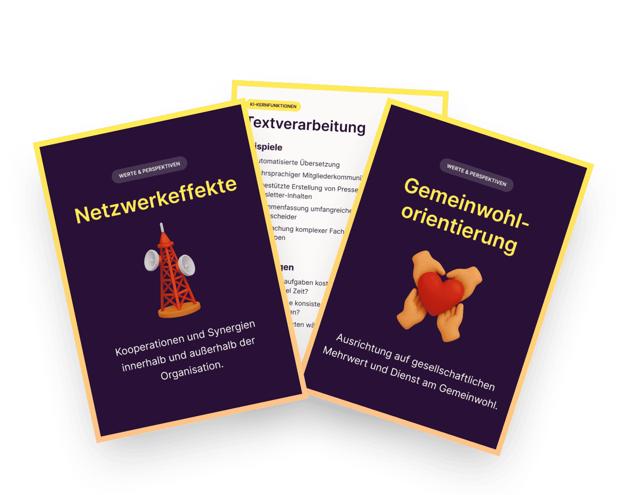 Workshop Karten von ai-gelb