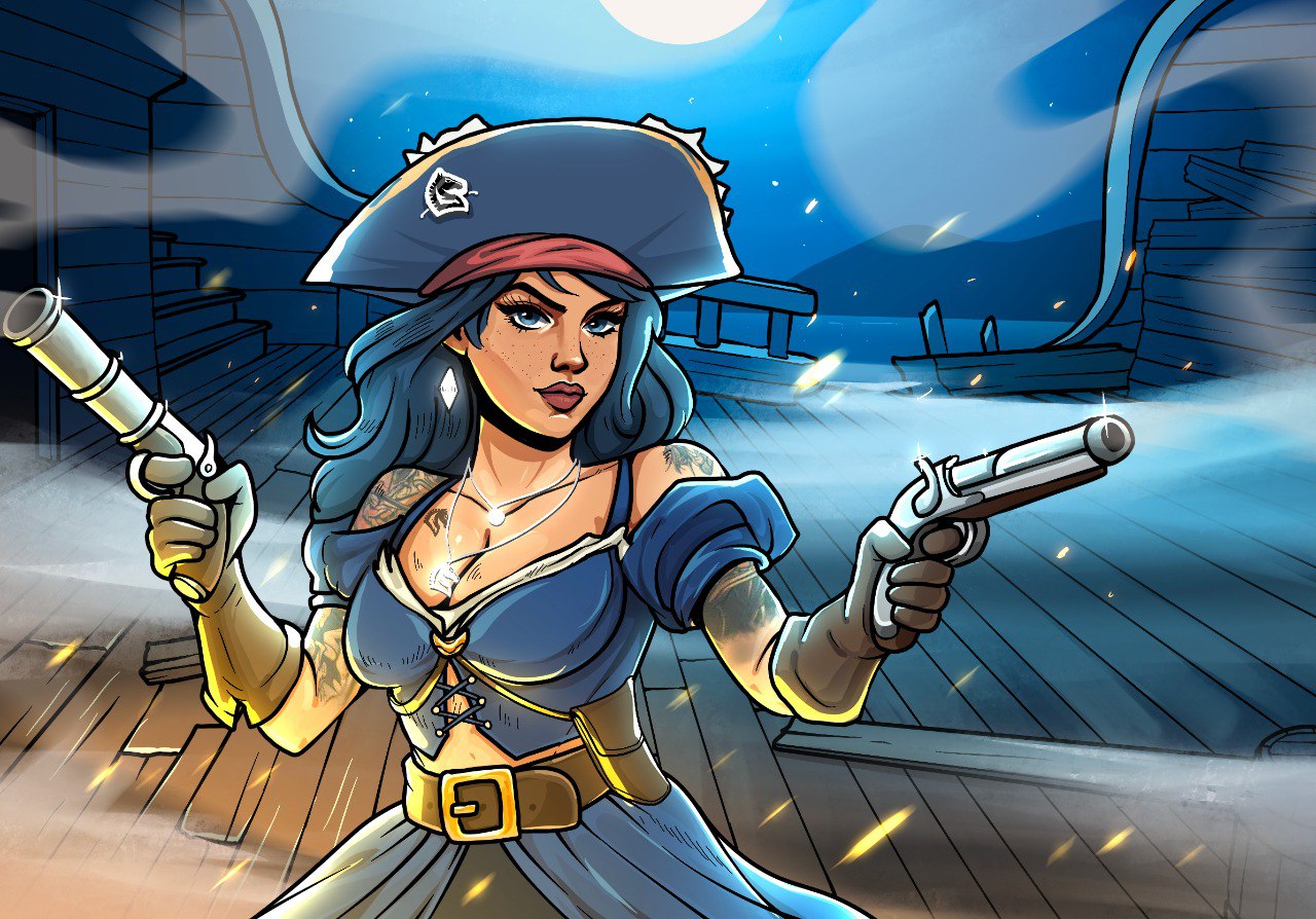 The Seven Seas Trojan branded PNL card