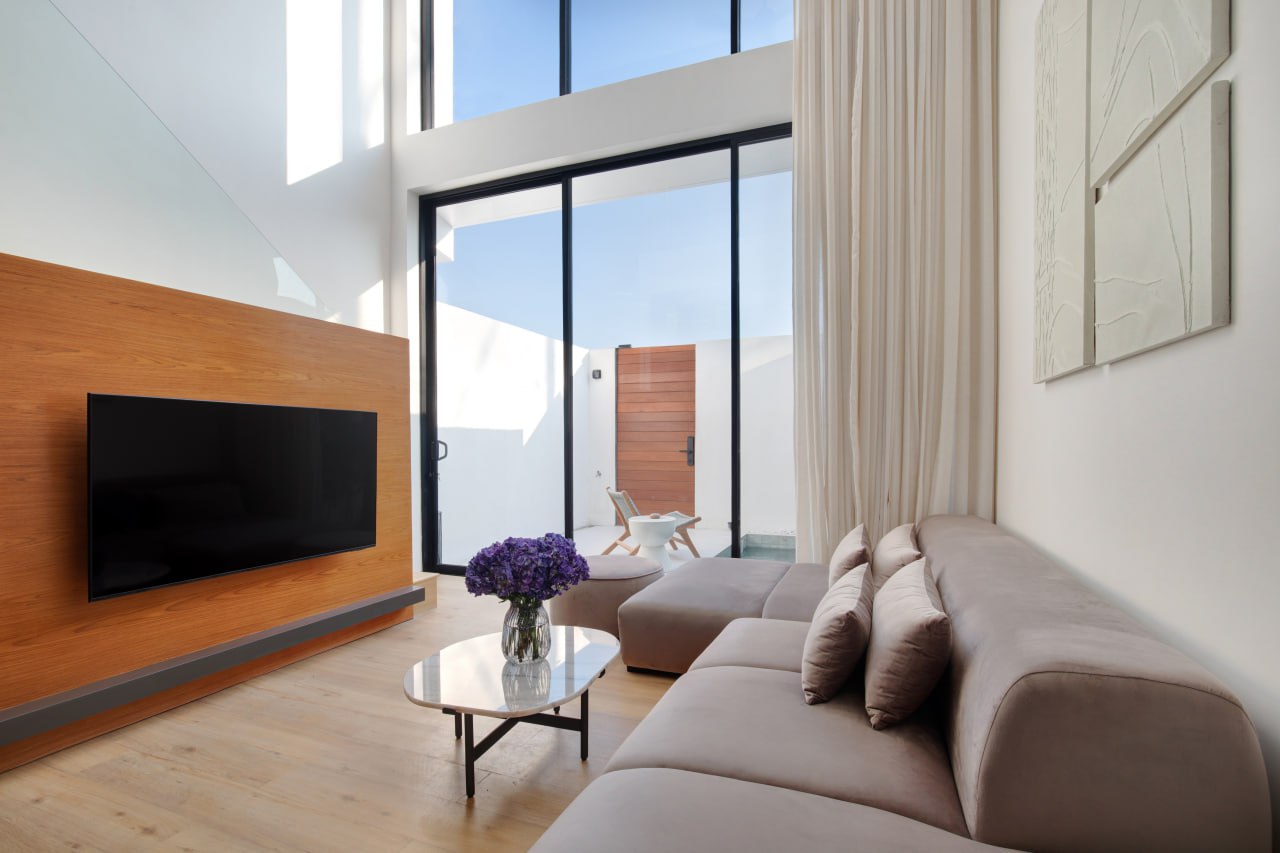 Completed 2-bedroom townhouse in Canggu, located 800 meters from the ocean