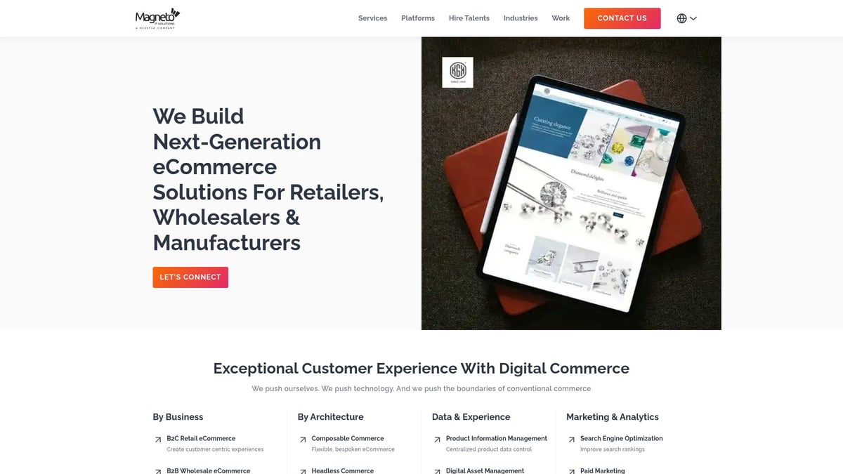 7 Top Ecommerce Design Agency Picks for 2026 Success - Magneto IT Solutions