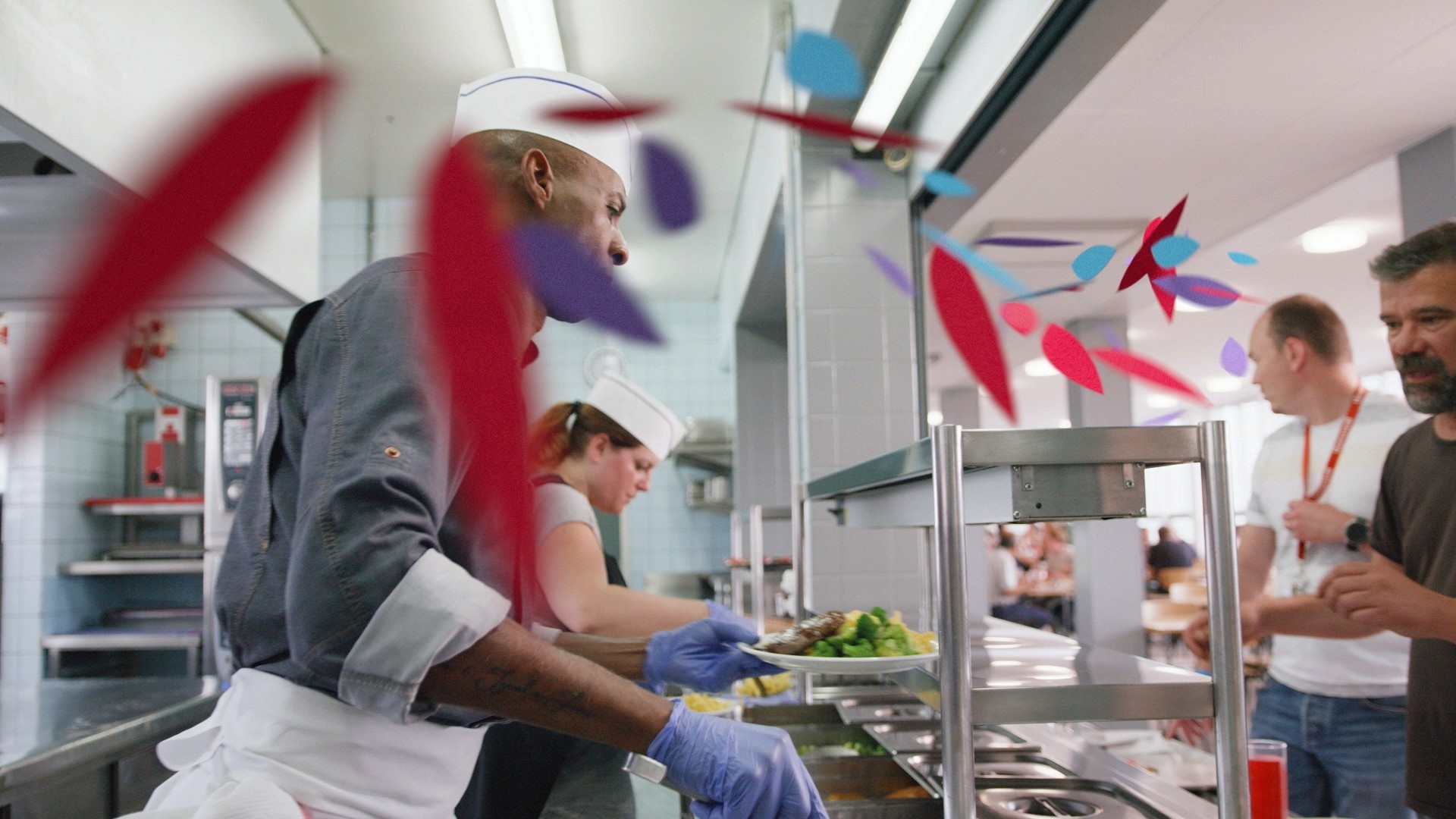 motion graphics fly by chef