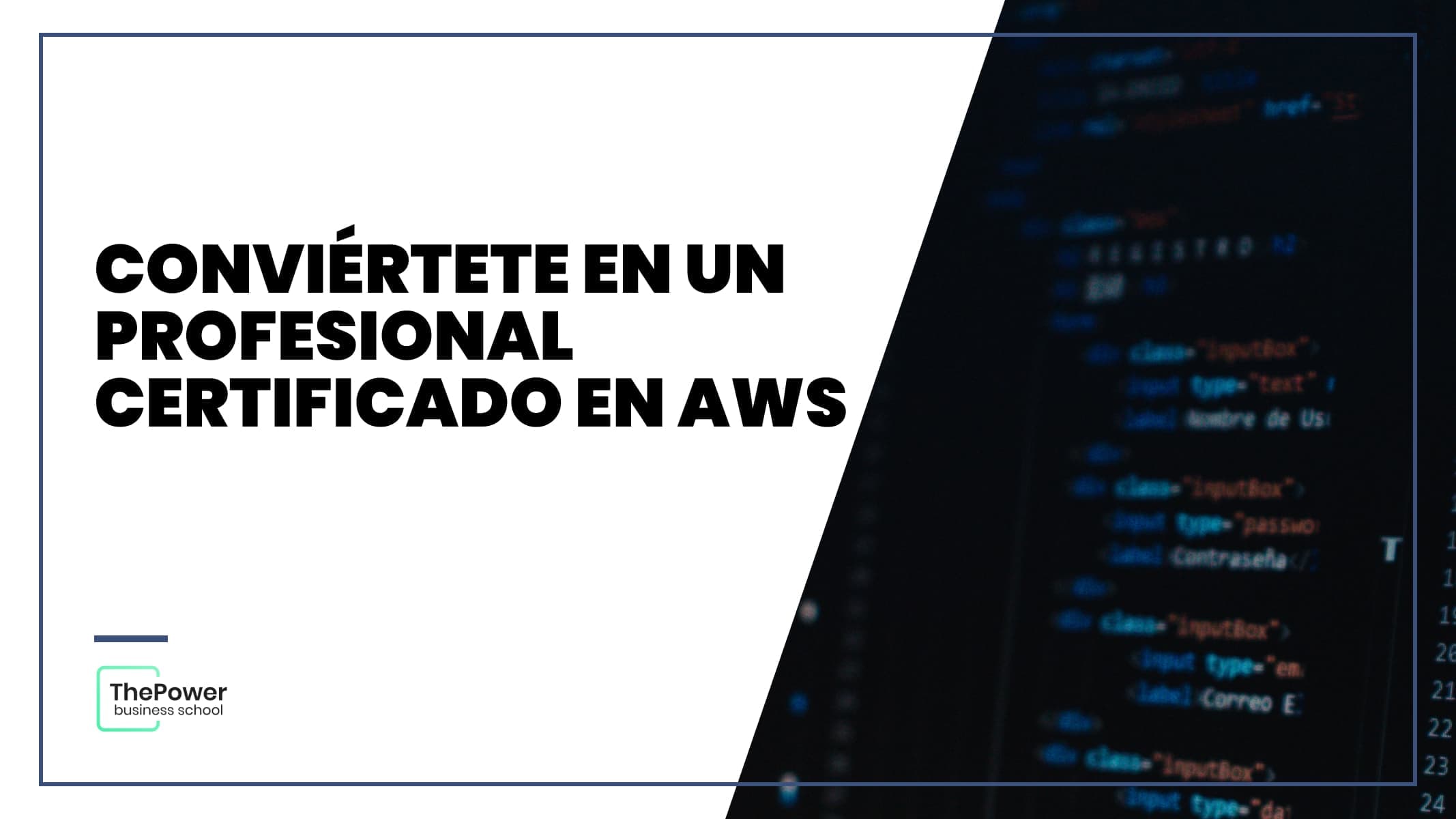 Conviértete en un profesional certificado en AWS 