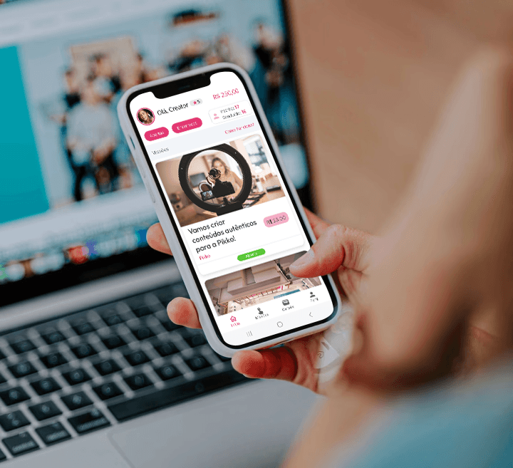 mockup of responsive screen
