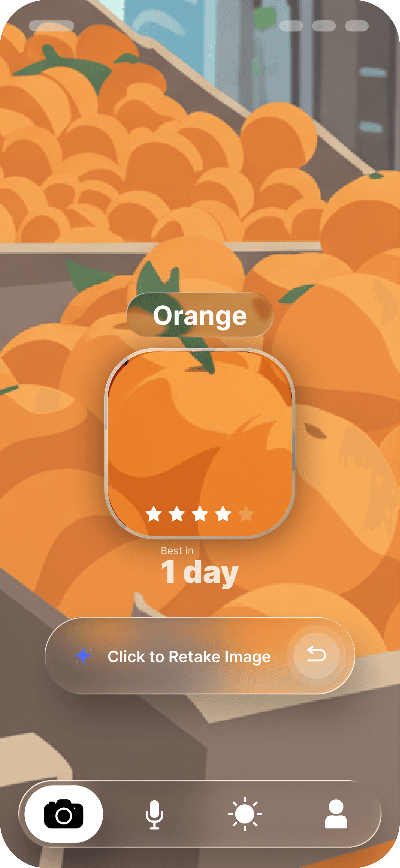 camera page app result illustration