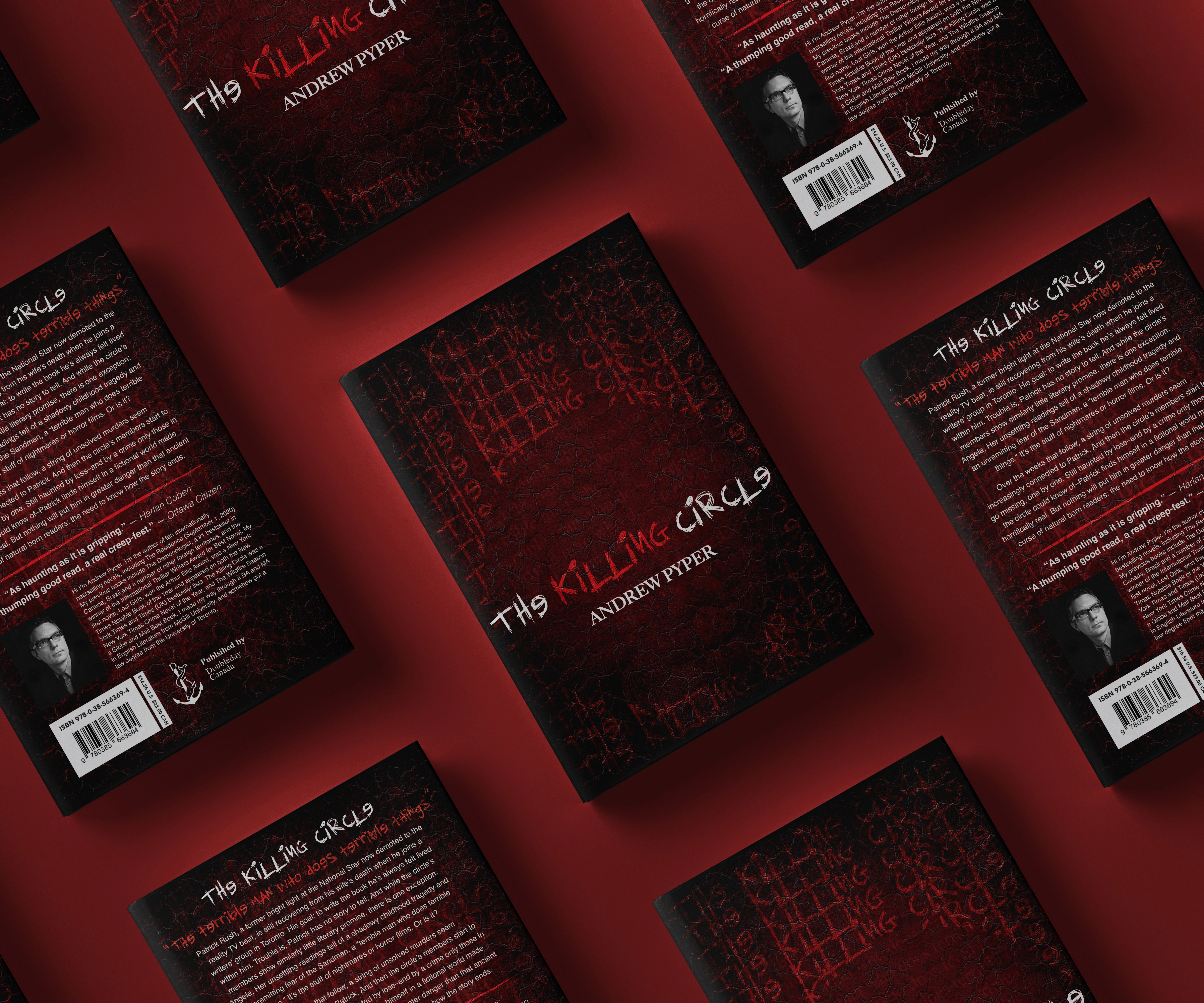 Mockup of multiple books showcasing the front and back of the book design.