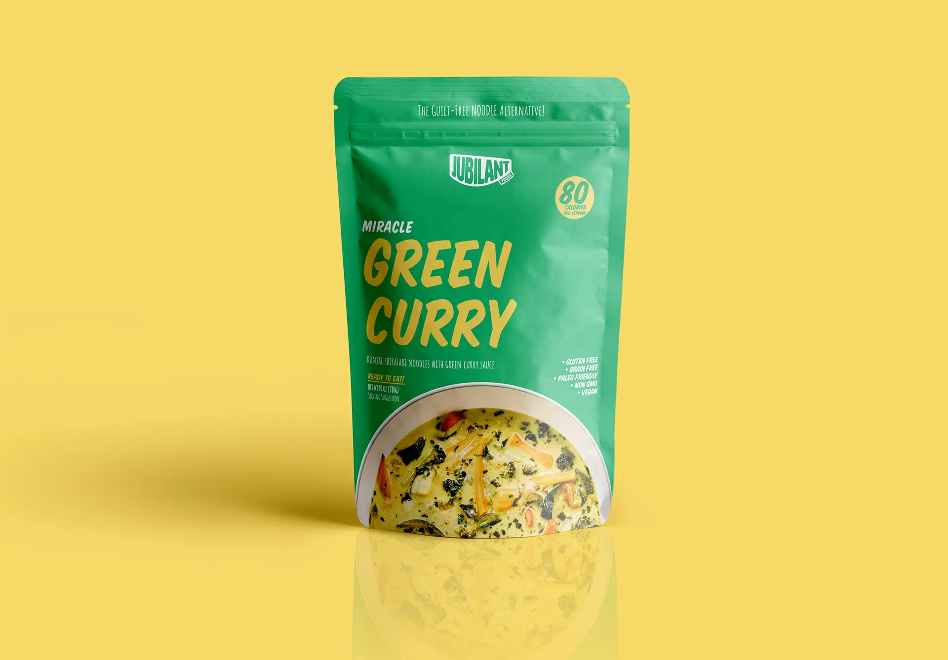 Jubilant Foods branding Ready to Eat packaging green curry