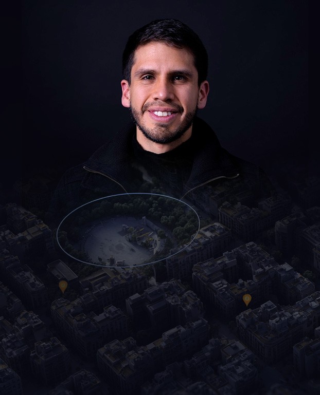 high rise buildings during night time