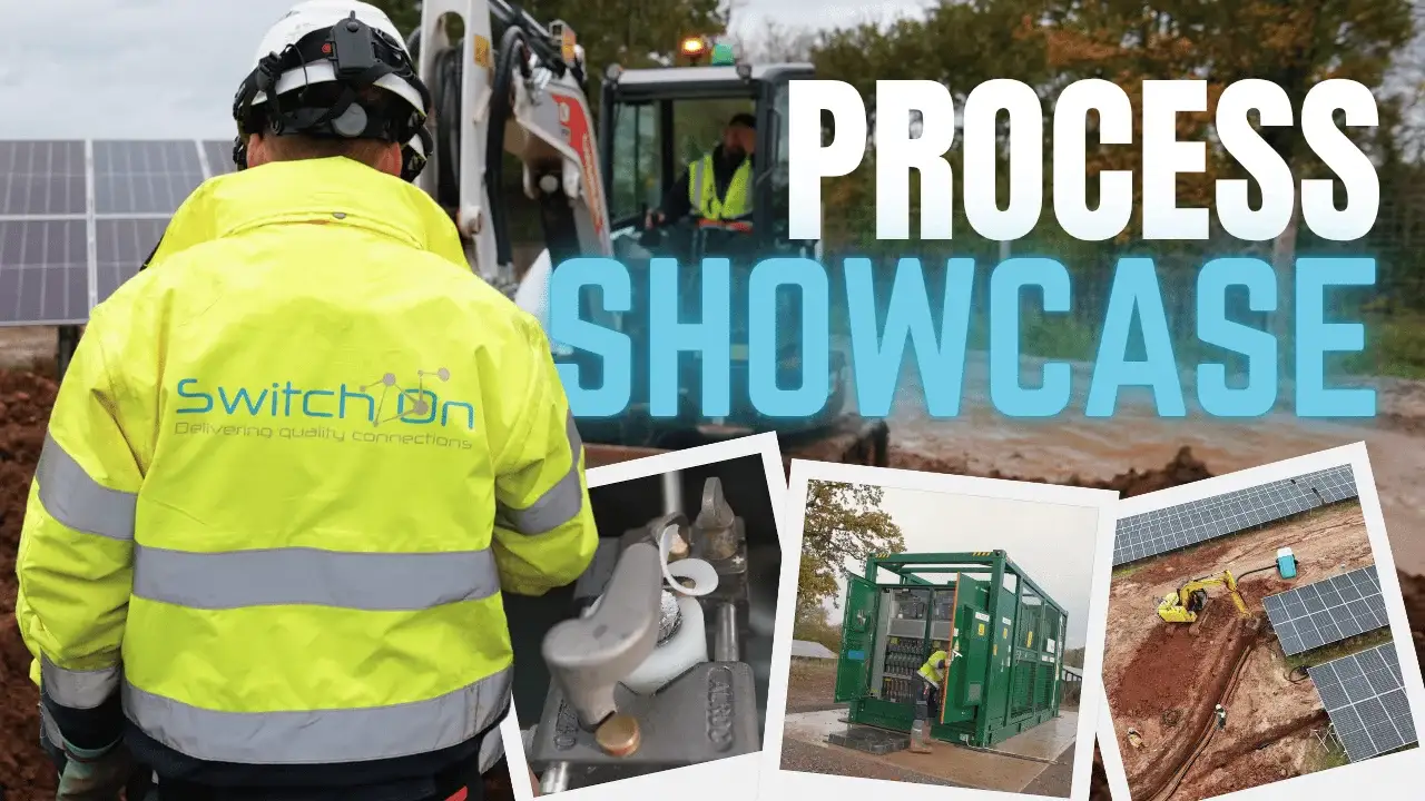 Construction video production services for Switch On process showcase project