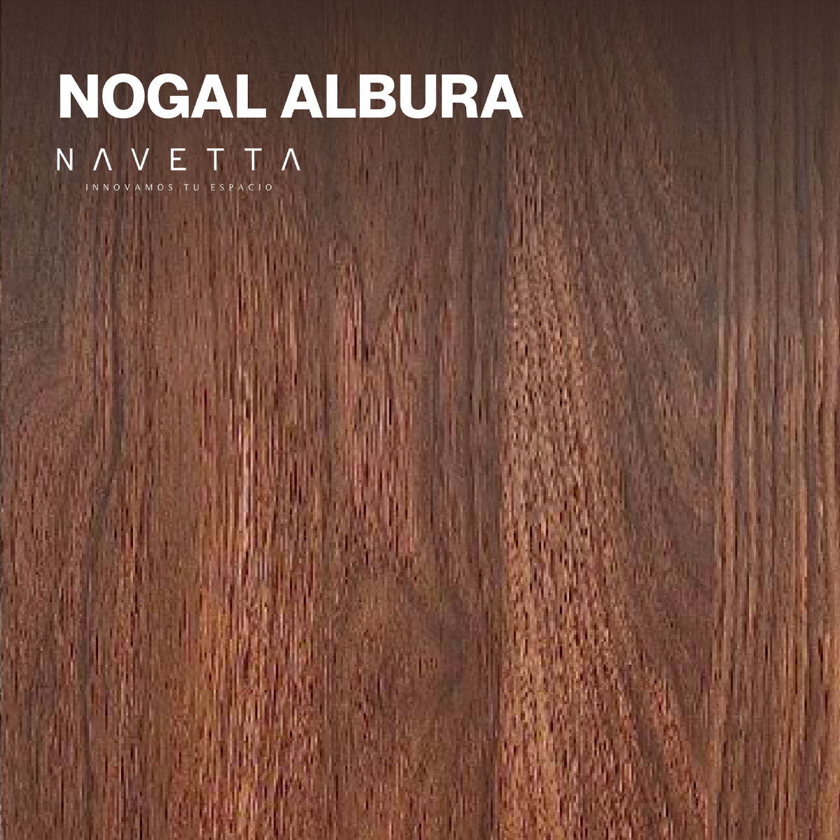 Melamina Nogal Albura Navetta | Tablero MDF | 15 MM