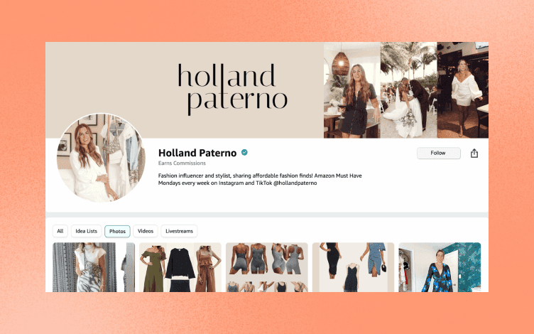 A screen shot of a website page with a picture of a woman.