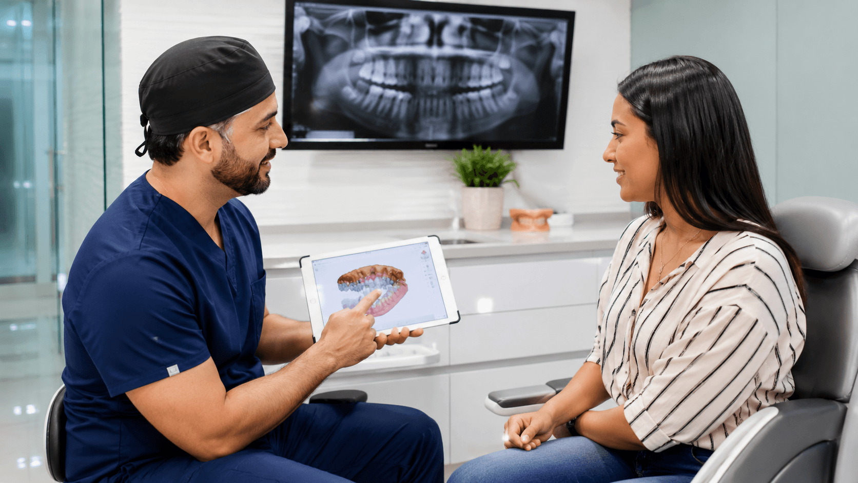 Consultation for dental implants