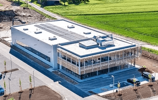 Neubau Produktionsgebäude Hyperdes in Insingen, Mittelfranken