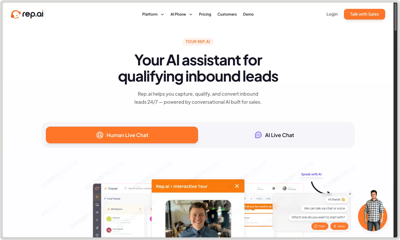 Rep AI, best ecommerce ai agent for conversational sales